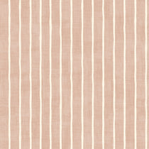 Pencil Stripe Coral Fabric by the Metre